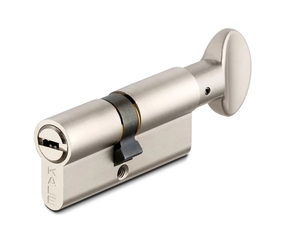 Фото Цилиндровый механизм с вертушкой 164 BM/68 (26+10+32) mm никель 5 кл.