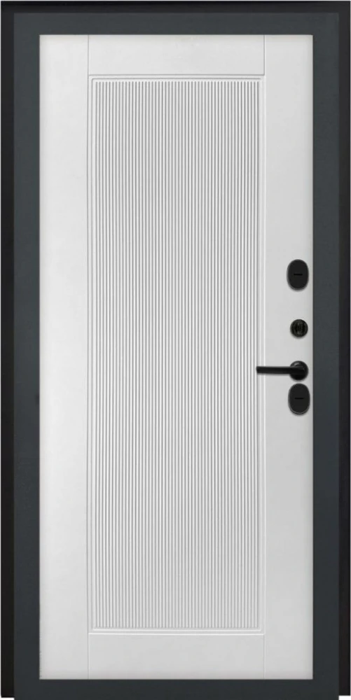 Входная дверь ДвериПРО L-3b ПВХ 10мм Астрод Velutto Bianco DPRO221157 внутренняя сторона