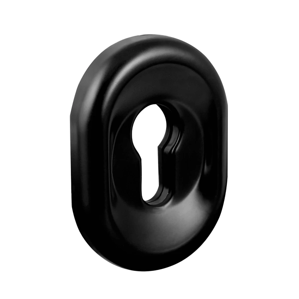 Фото Накладка на цилиндр ESC.C/CRE/OV.12 (ESC-12C) BL черный (1 шт.)