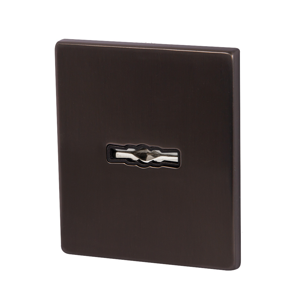 Фото Накладка на сувальдный замок ESC.S-auto.USS/K (PS Protector/USS) BPVD вороненый никель